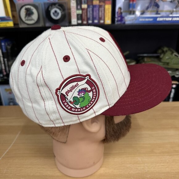 New Era 59Fifty Philadelphia Phillies 1980 World Series Hat Cap 7 1/8 Wool - Picture 2 of 6